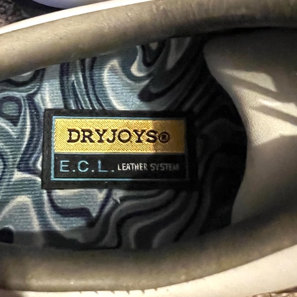 FootJoy Golf Shoes Men’s White/Brown Saddle Size 7 Good Condition - Picture 4 of 12